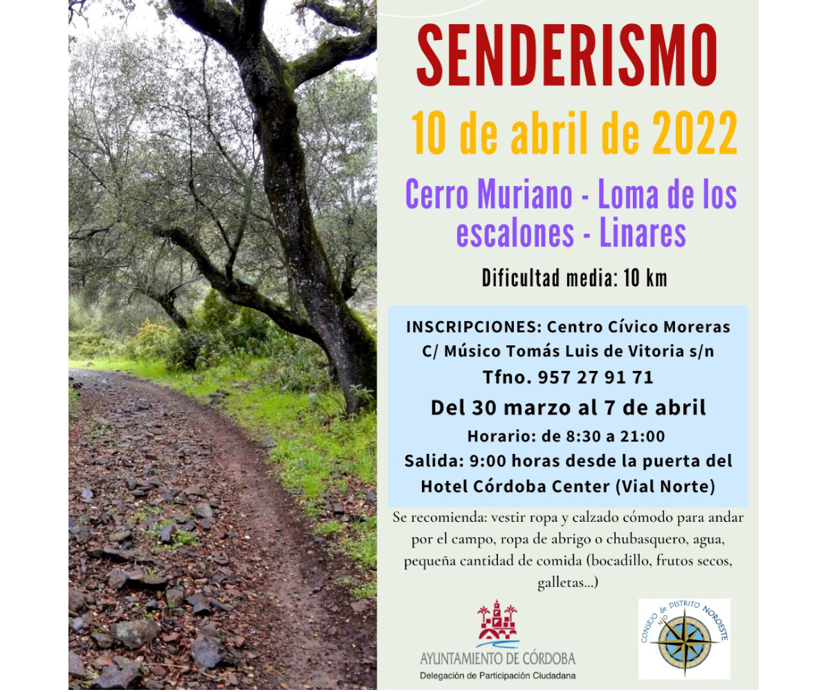 Senderismo: Cerro Muriano-Loma de los escalones-Linares