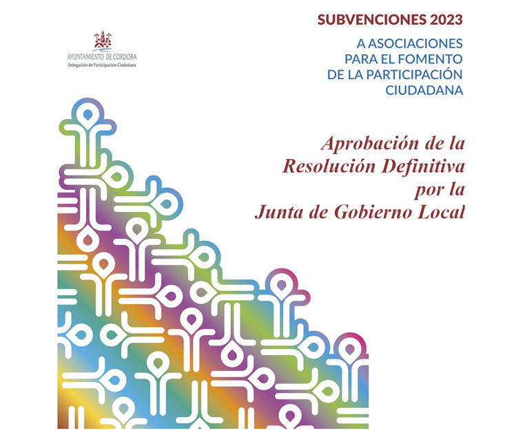 Subvenciones 2023 a asociaciones para el fomento de la participación ciudadana