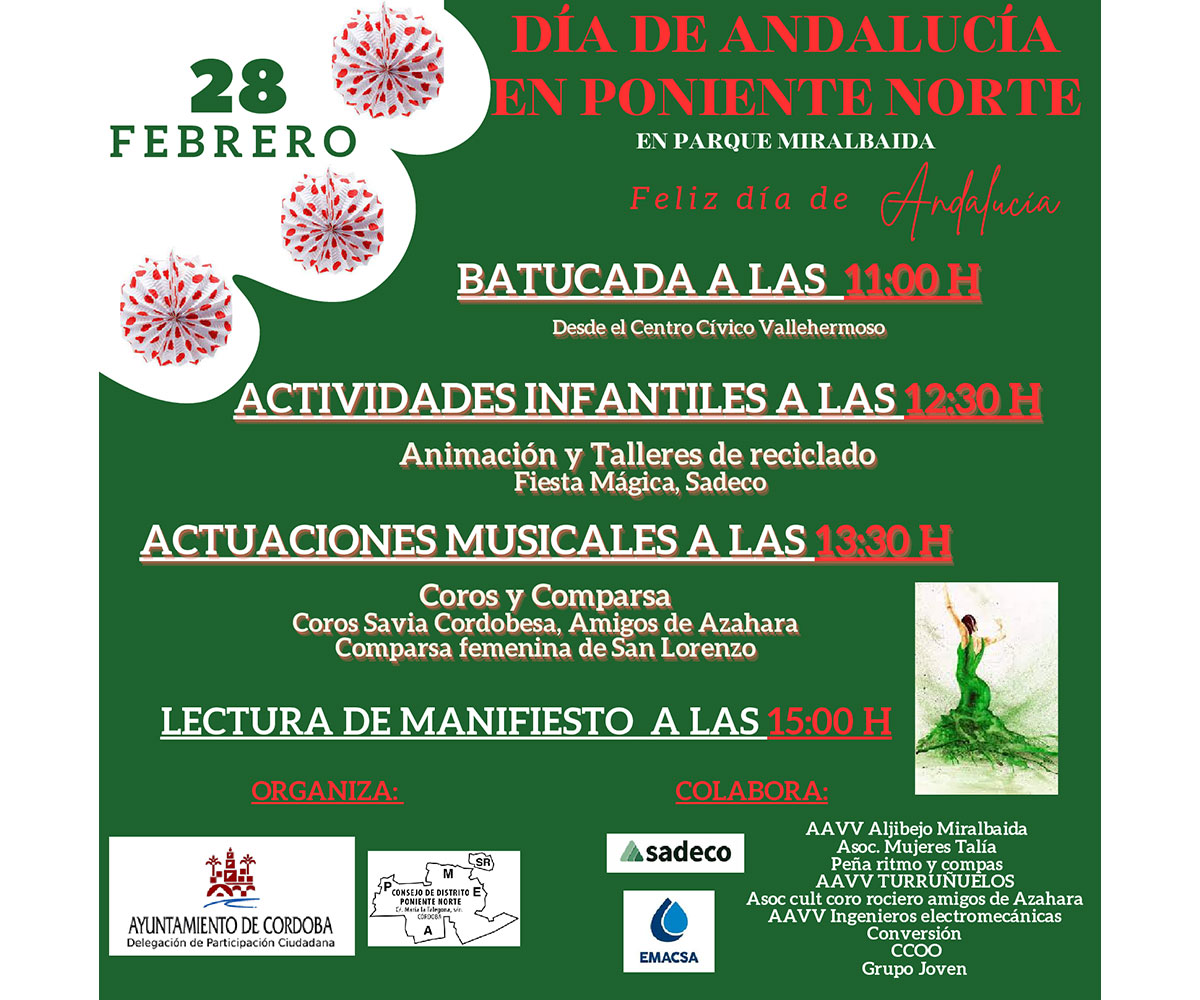 Día de Andalucía en Poniente Norte