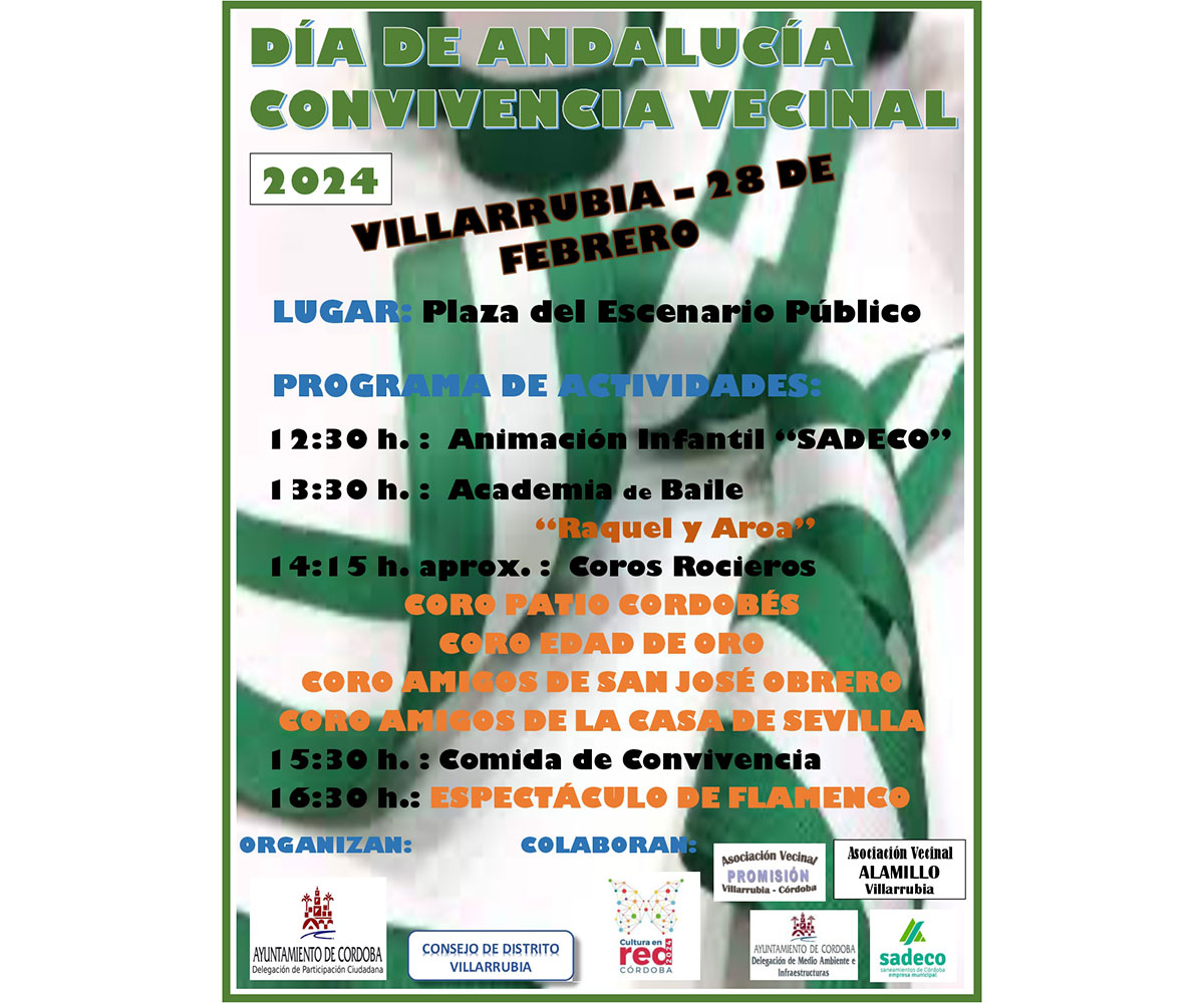 Día de Andalucía convivencia vecinal 2024