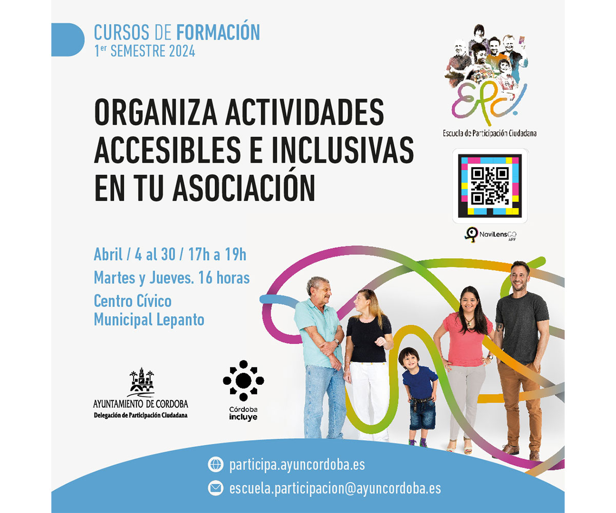 Curso: Organiza actividades accesibles e inclusivas en tu asociación