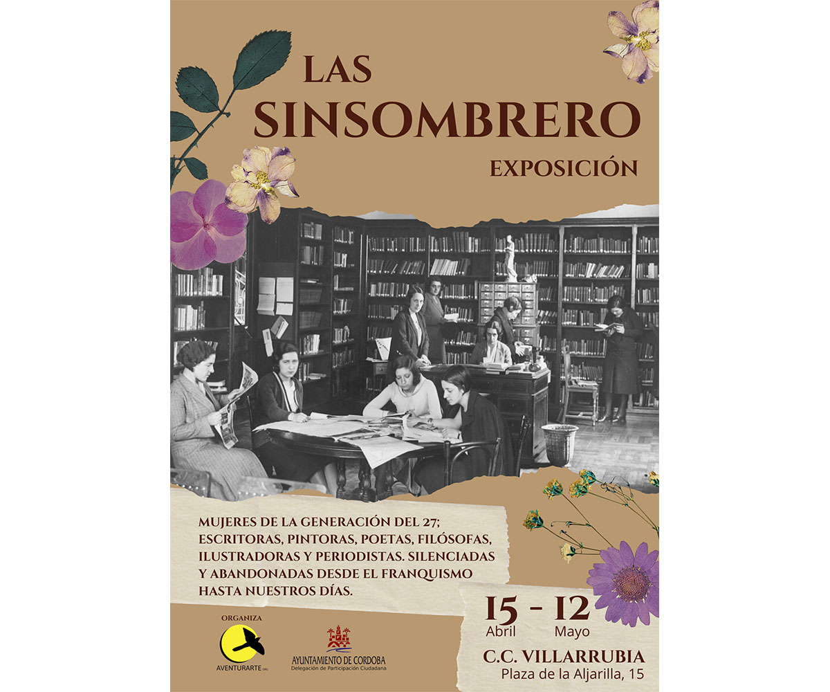 Cartel exposición «Las Sin Sombrero»