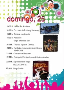 semana cultural cerro muriano 2024, programa domingo 25 agosto