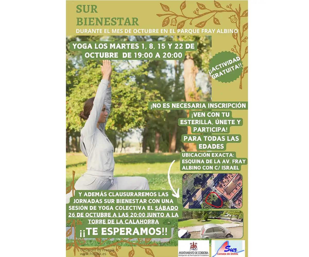 Taller de yoga  en el parque