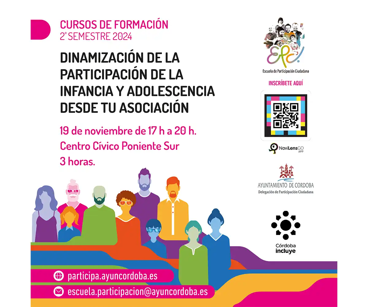 DINAMIZACIÓN DE LA PARTICIPACIÓN DE LA INFANCIA Y ADOLESCENCIA DESDE TU ASOCIACIÓN