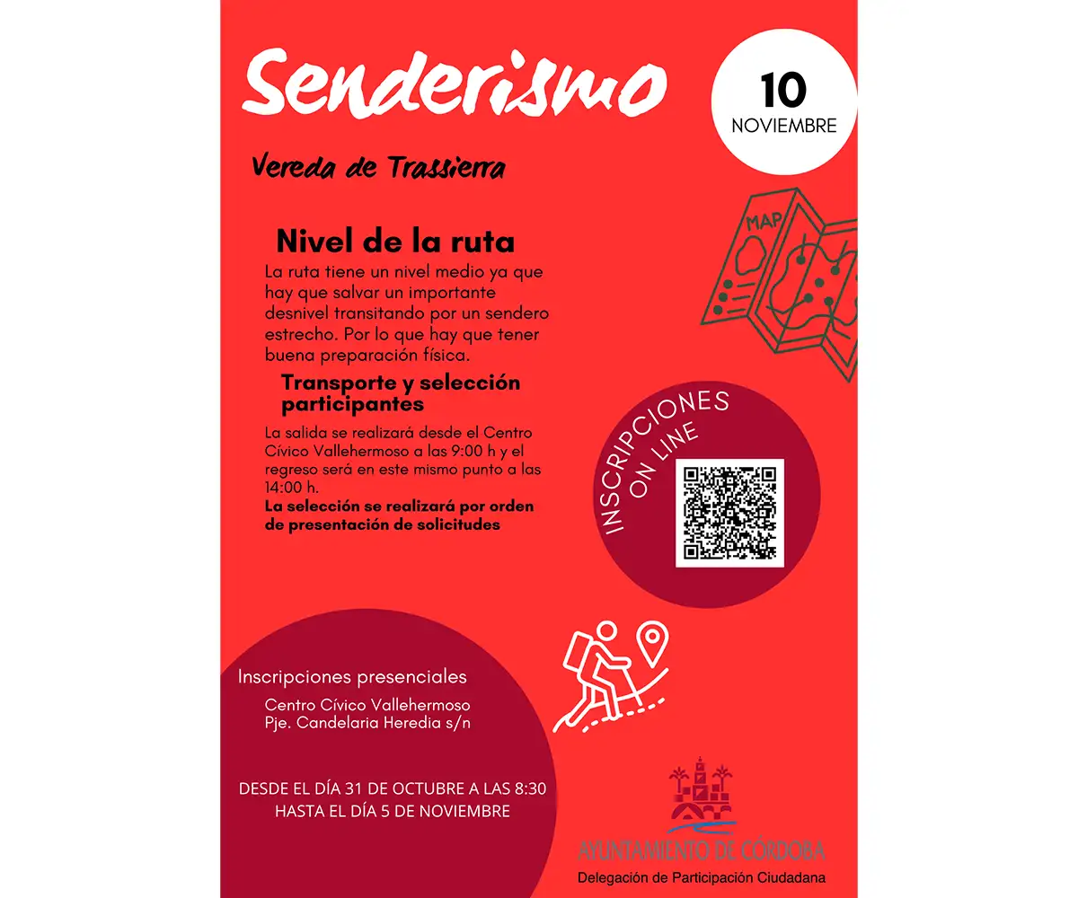 Senderismo. Vereda de Trassierrra