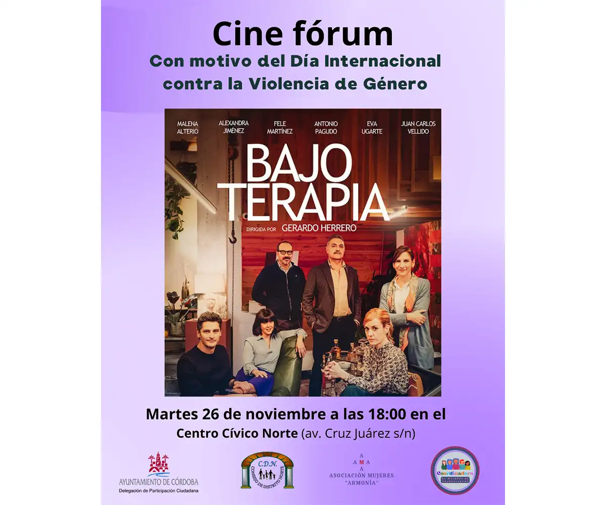 Cine fórum con motivo del Día Internacional contra la Violencia de Género