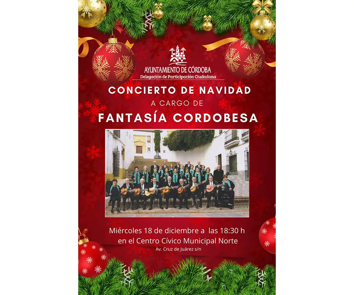 Concierto de Navidad a cargo de Fantasía Cordobesa