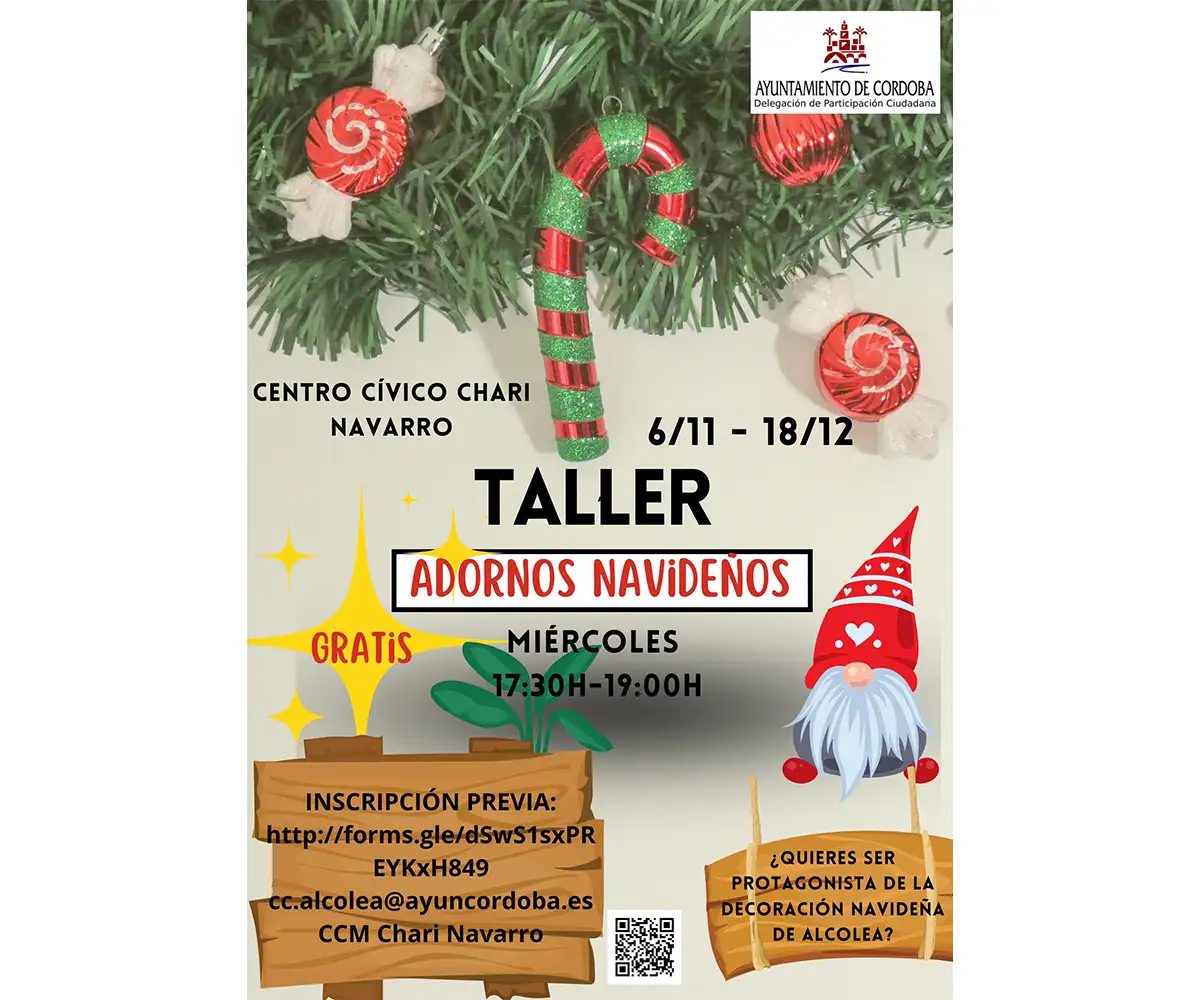 TALLER ADORNOS NAVIDEÑOS ALCOLEA