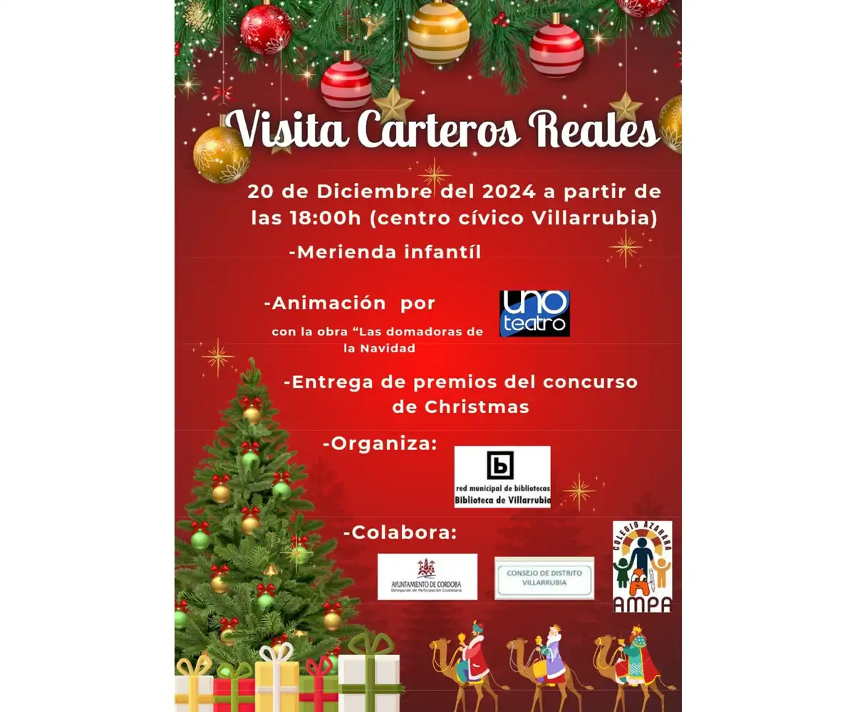 Concurso escolar de tarjetas de navidad y cartero real