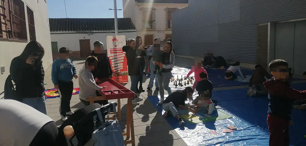 imágen de lajornada de convivencia de Navidad en Alcolea y el Barrio de Los Ángeles