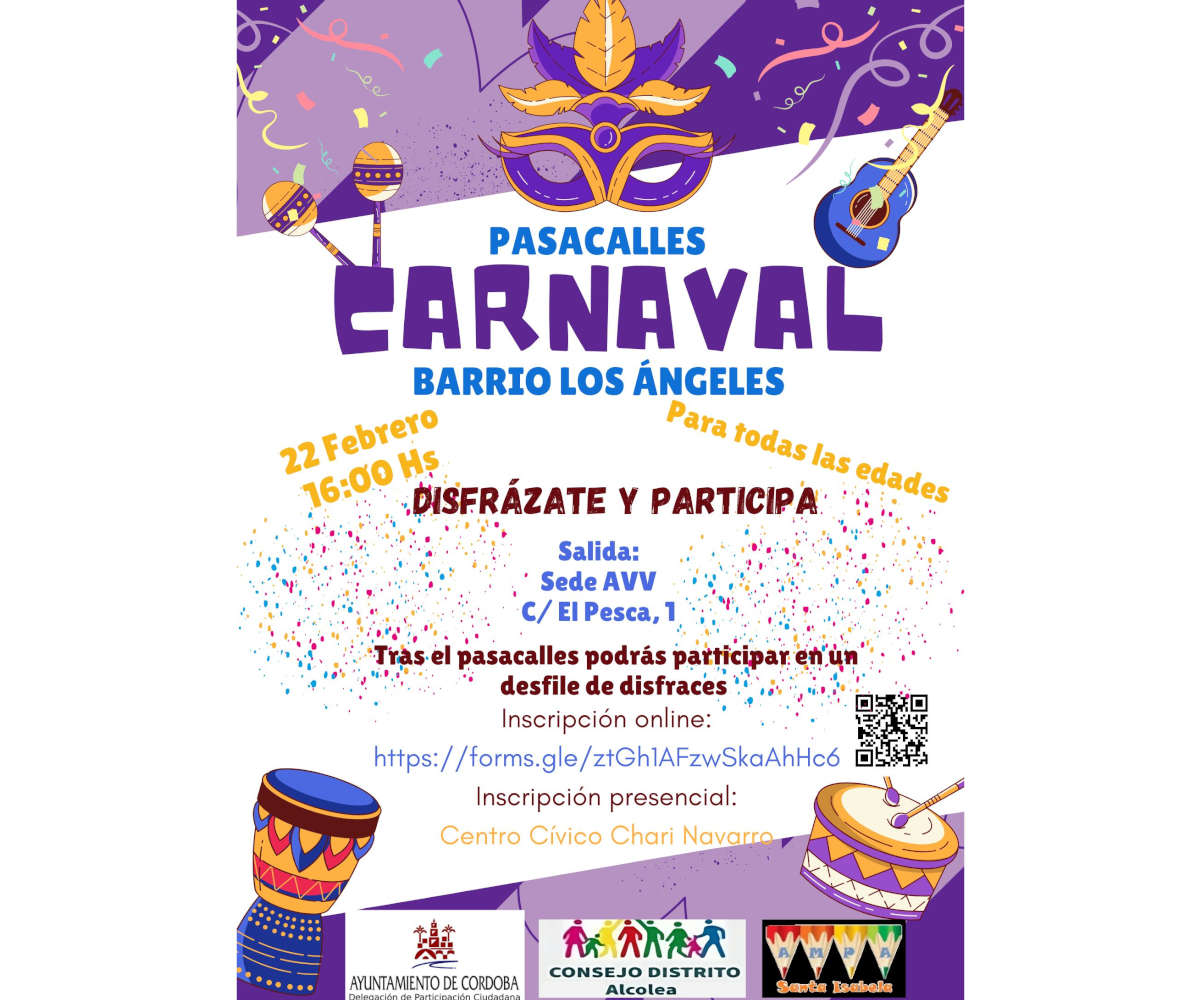 PASACALLES DE CARNAVAL EN EL BARRIO DE LOS ÁNGELES