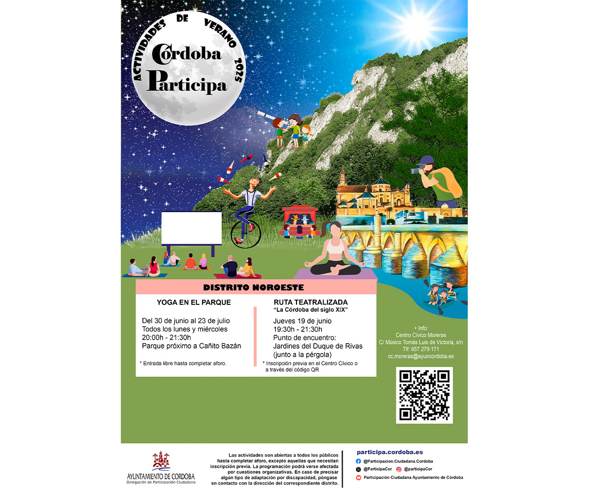 ACTIVIDADES VERANO 2025 DISTRITO NOROESTE