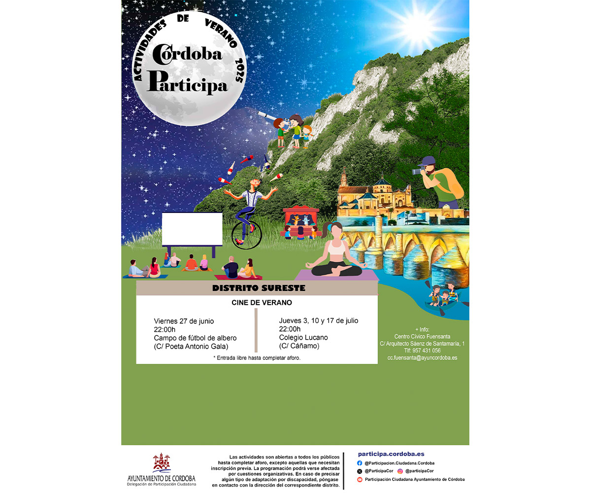 ACTIVIDADES VERANO 2025 DISTRITO SURESTE