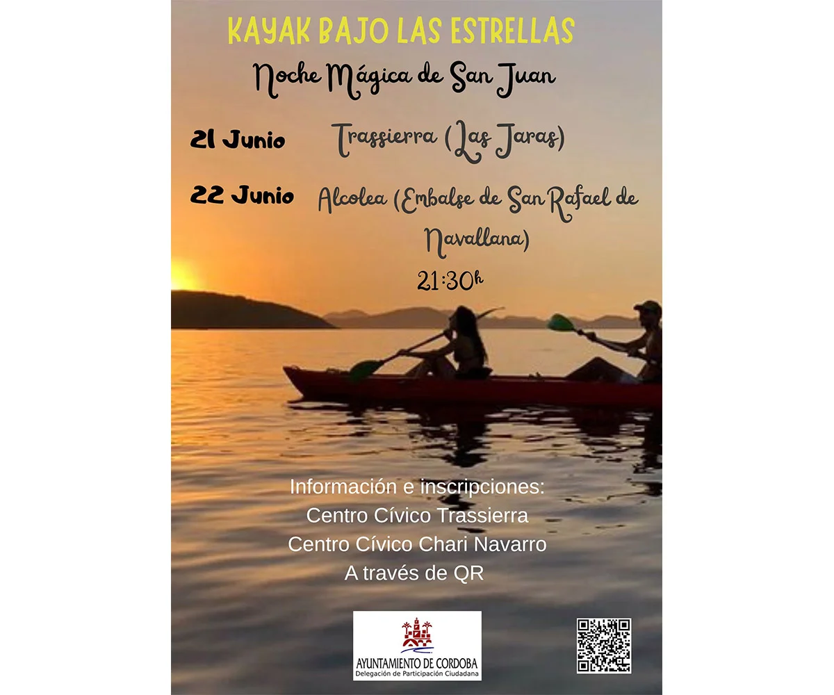 KAYAK BAJO LAS ESTRELLAS