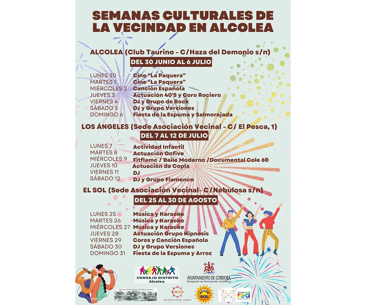 SEMANAS CULTURALES DE LA VECINDAD