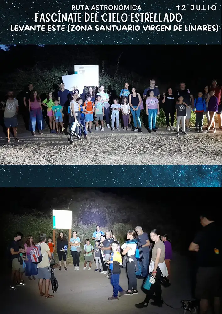 Imágenes ruta astronómica "Fascínate del cielo estrellado"