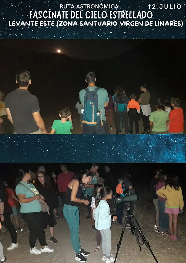 Imágenes ruta astronómica "Fascínate del cielo estrellado"
