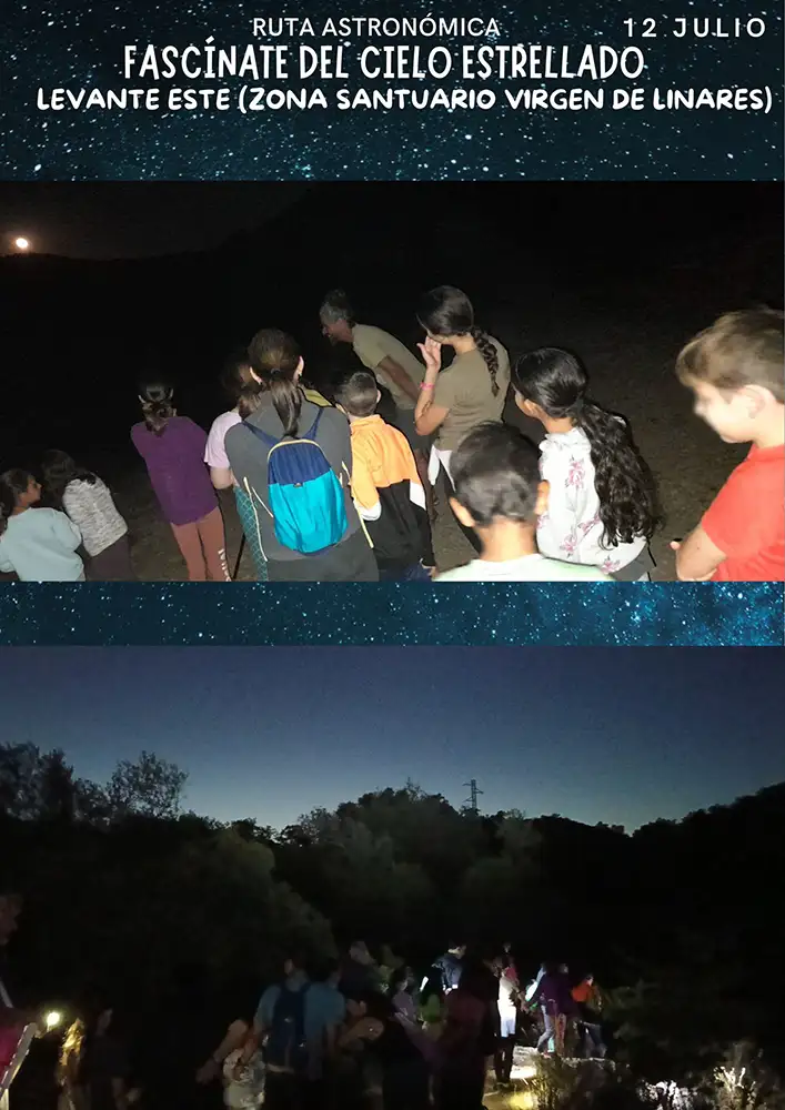 Imágenes ruta astronómica "Fascínate del cielo estrellado"