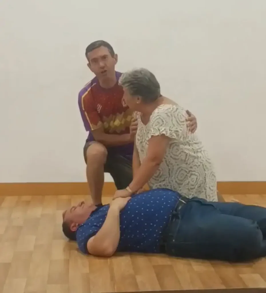 Imágenes del Taller de Teatro sobre la recreación de la Batalla de Alcolea
