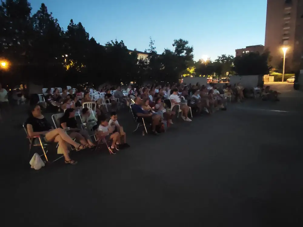 cine de verano en el Centro Lucano