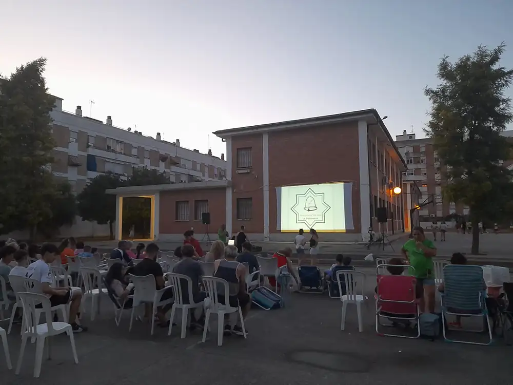 cine de verano en el Centro Lucano