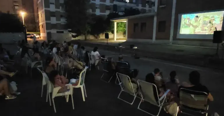 cine de verano en el Centro Lucano