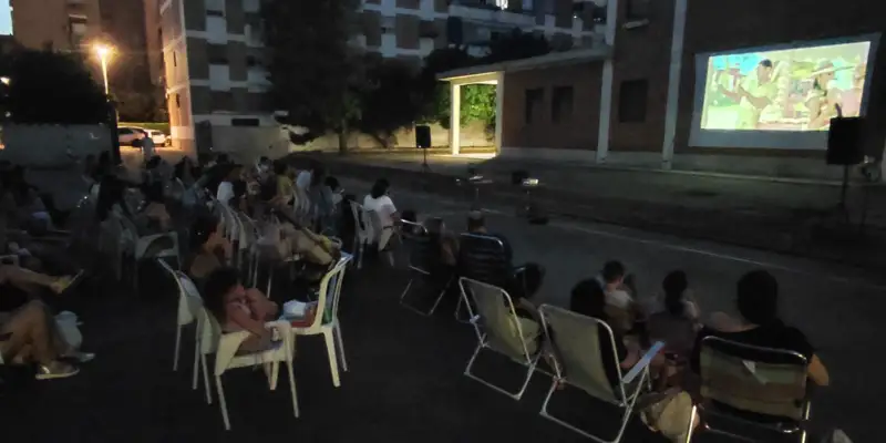 cine de verano en el Centro Lucano
