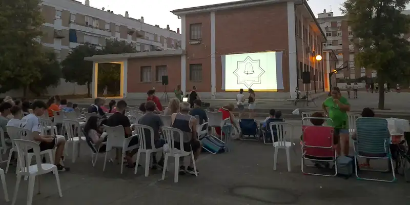 cine de verano en el Centro Lucano
