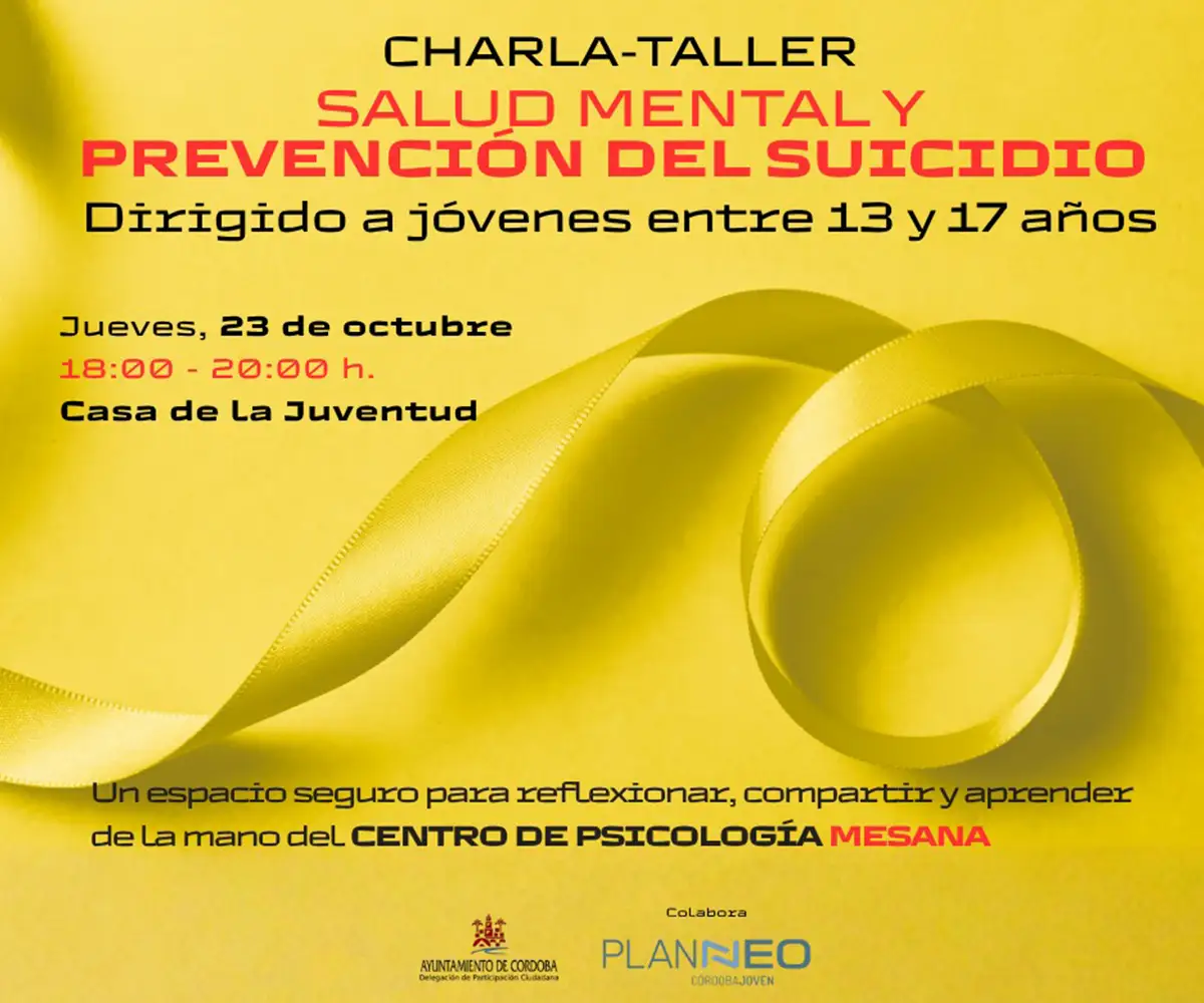 Charla-Taller: Salud mental y prevención del suicidio 🧠💛