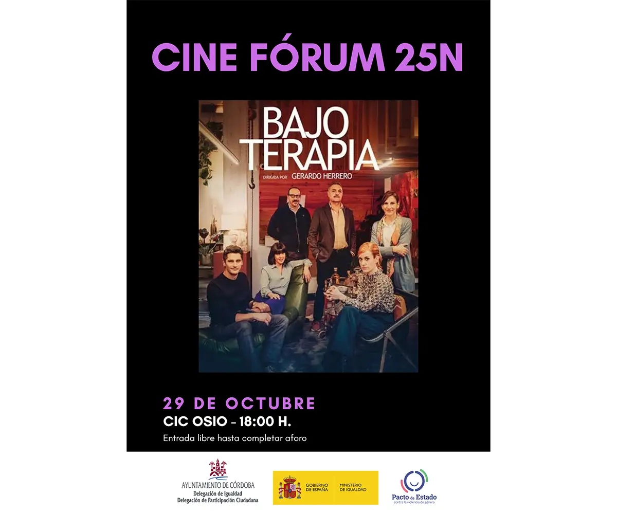 Cine Fórum 25N: “Bajo terapia” 🎬💜