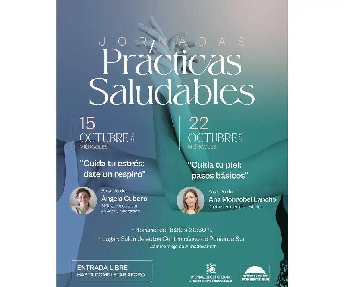 Jornadas «Prácticas Saludables» en el Centro Cívico de Poniente Sur
