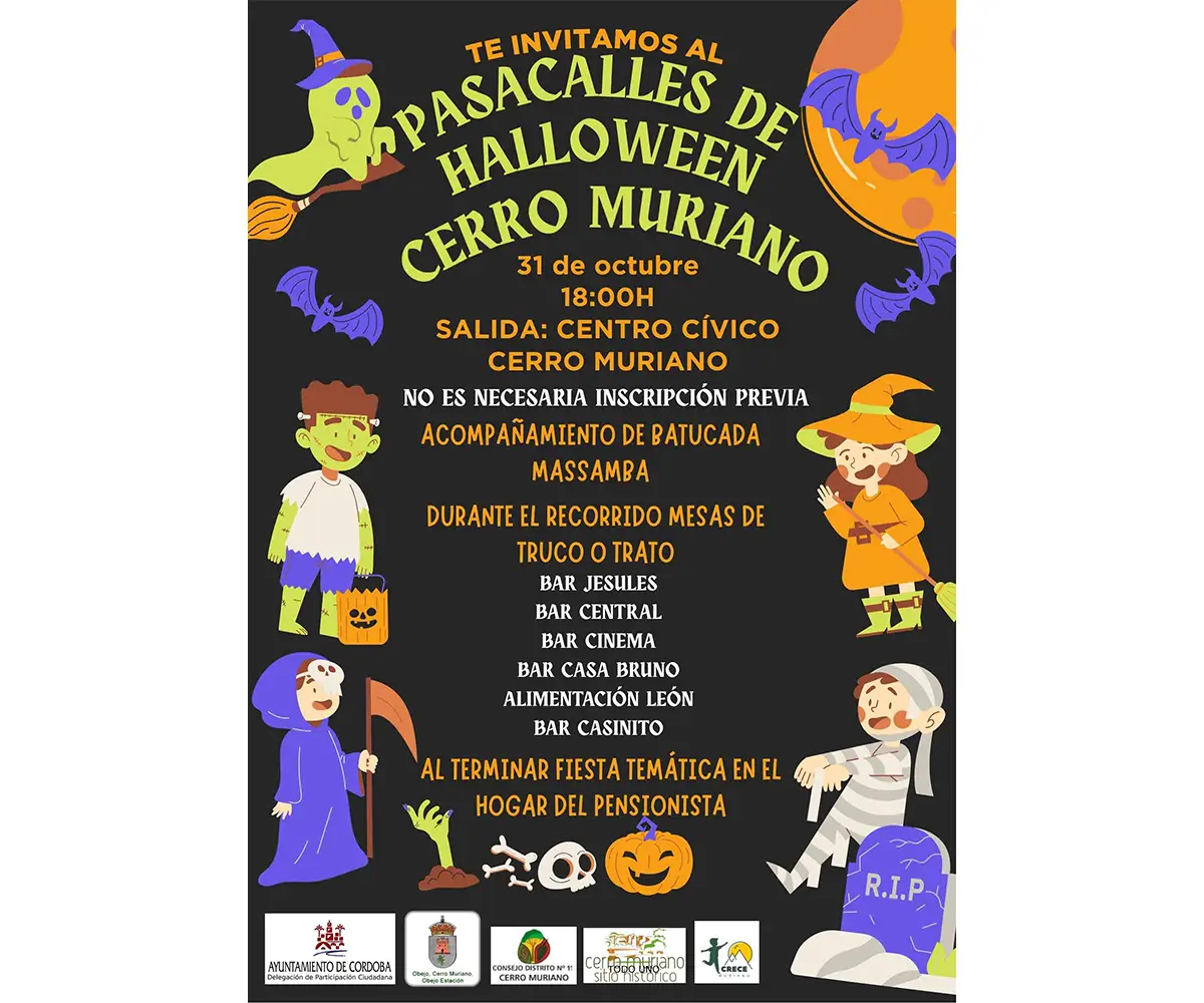 Pasacalles de Halloween en Cerro Muriano 🎃👻