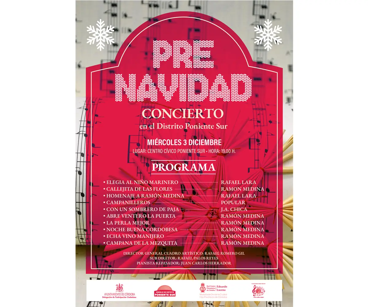 Concierto de Pre-Navidad en Poniente Sur