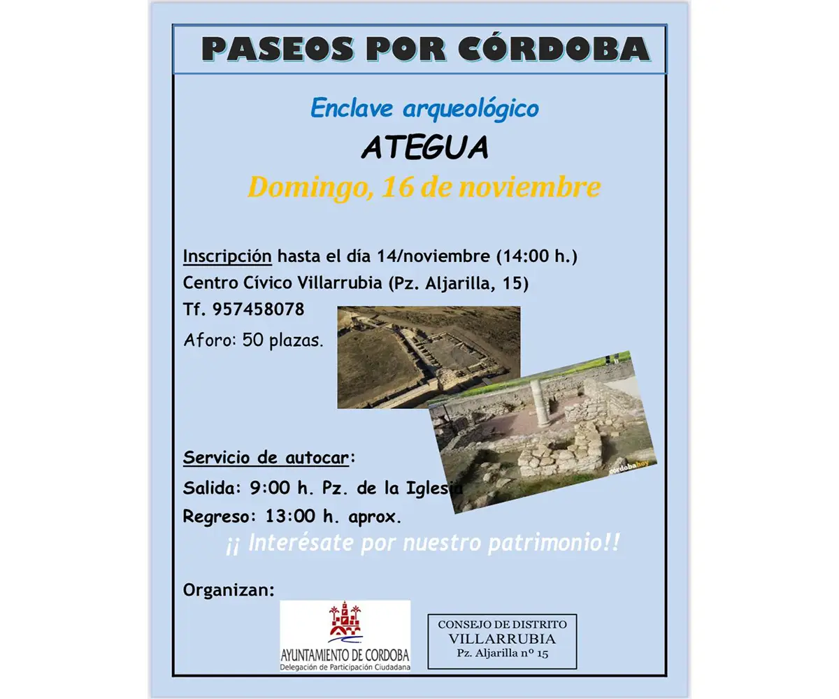 Paseos por Córdoba – Visita al yacimiento de Ategua