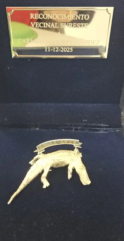 reconocimiento a Carmen León Fernández