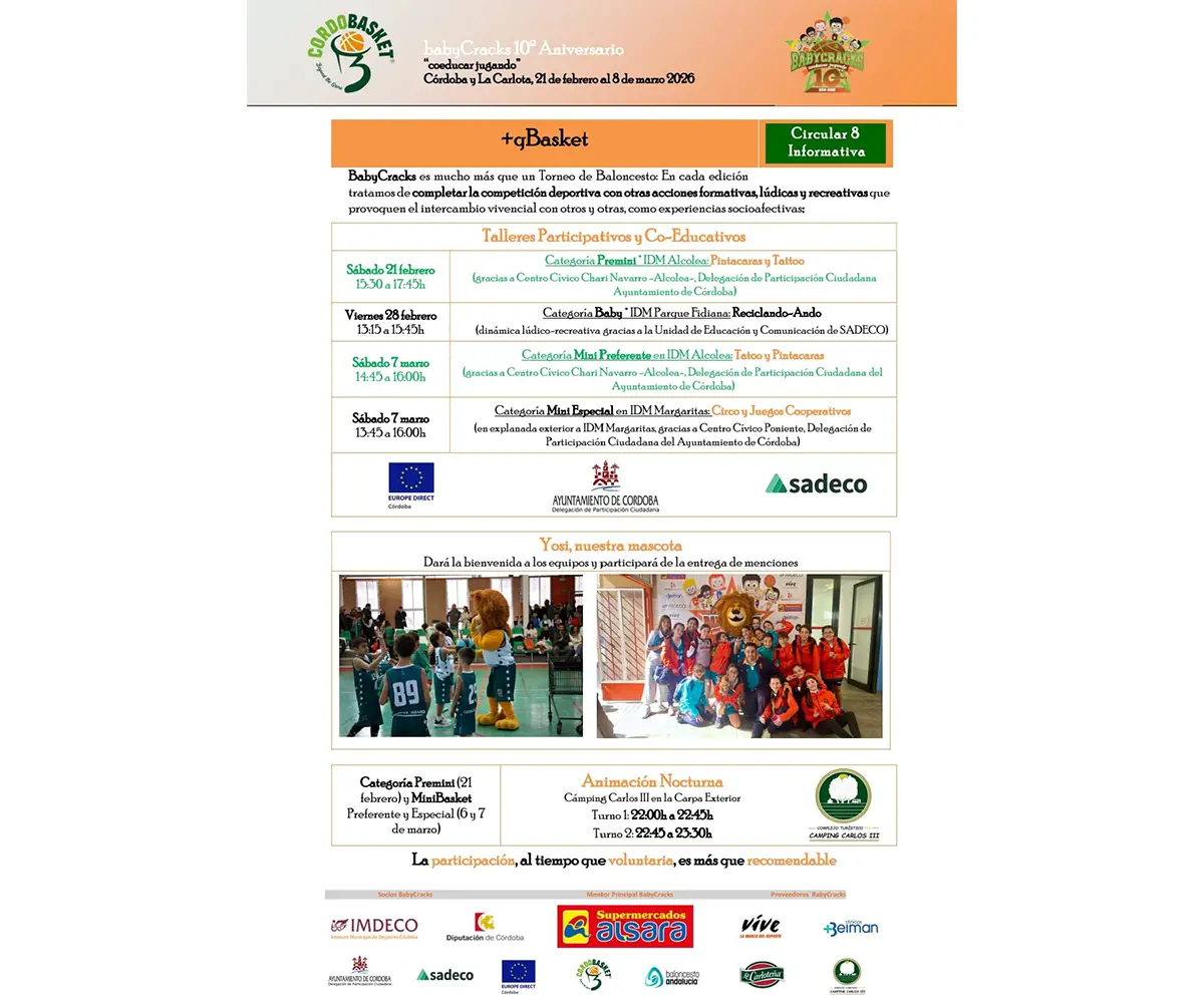 10º Aniversario Torneo BabyCracks – Córdoba 2026