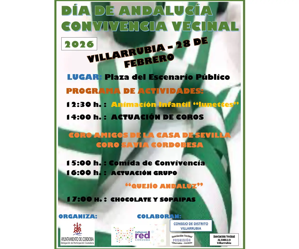 DÍA DE ANDALUCÍA – CONVIVENCIA VECINAL 2026
