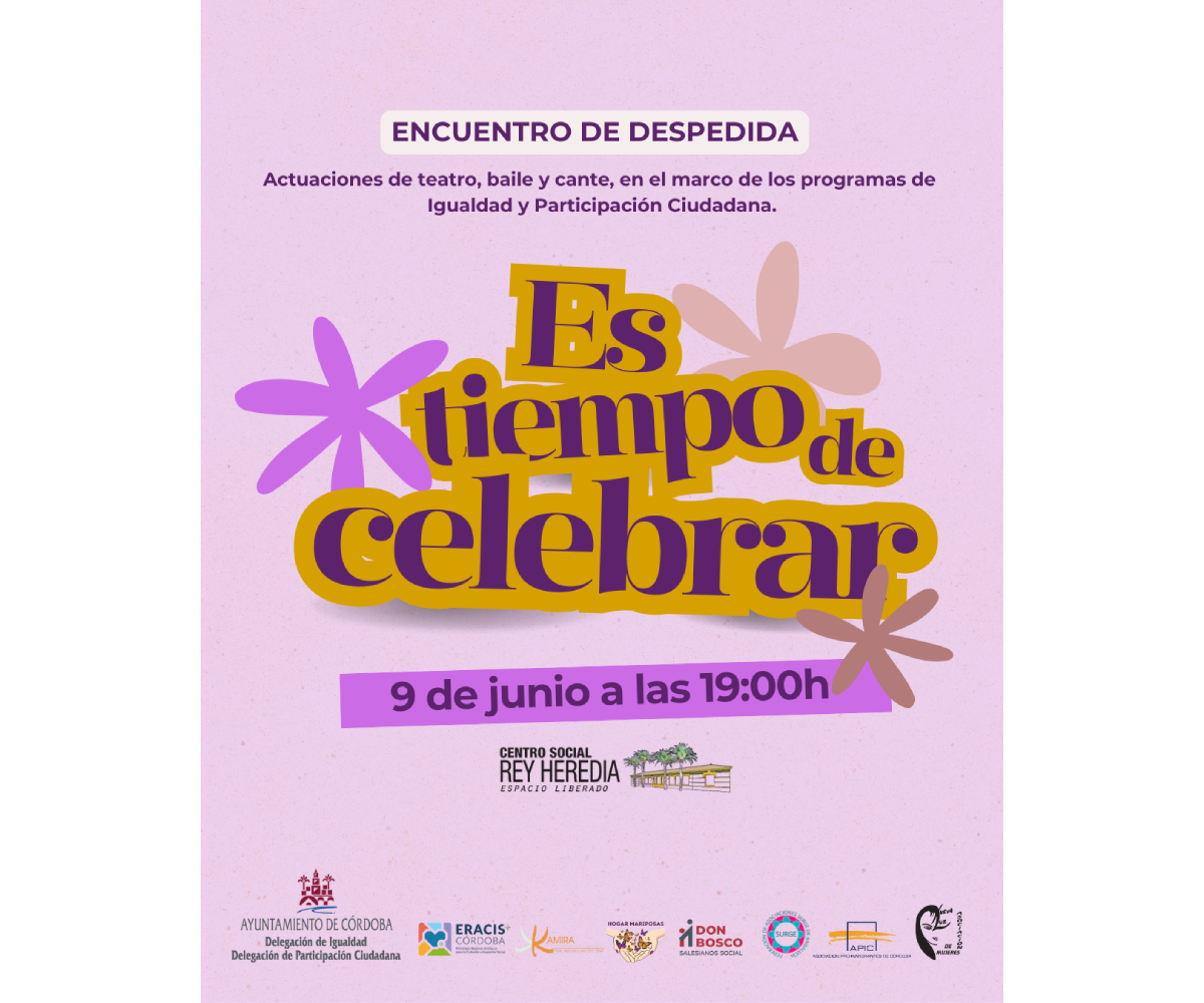 Encuentro de despedida “Es tiempo de celebrar” en Rey Heredia