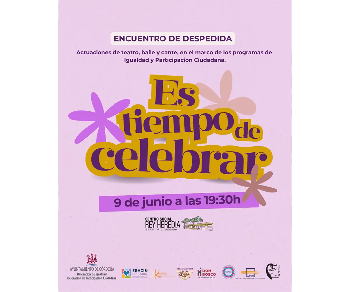 Encuentro de despedida “Es tiempo de celebrar” en Rey Heredia