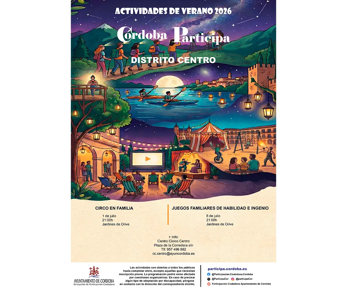Distrito Centro – Actividades de verano 2026