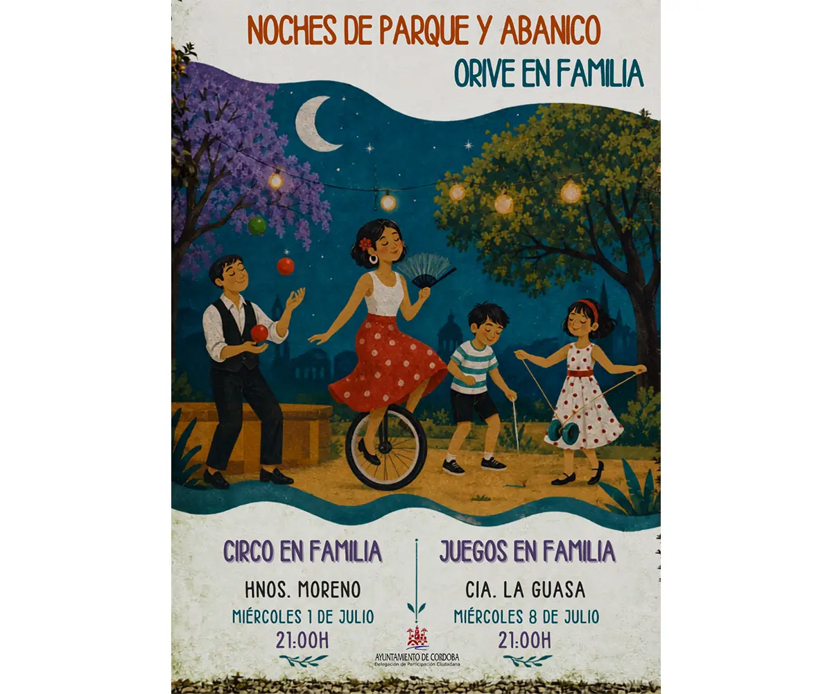NOCHES DE PARQUE Y ABANICO: ORIVE EN FAMILIA