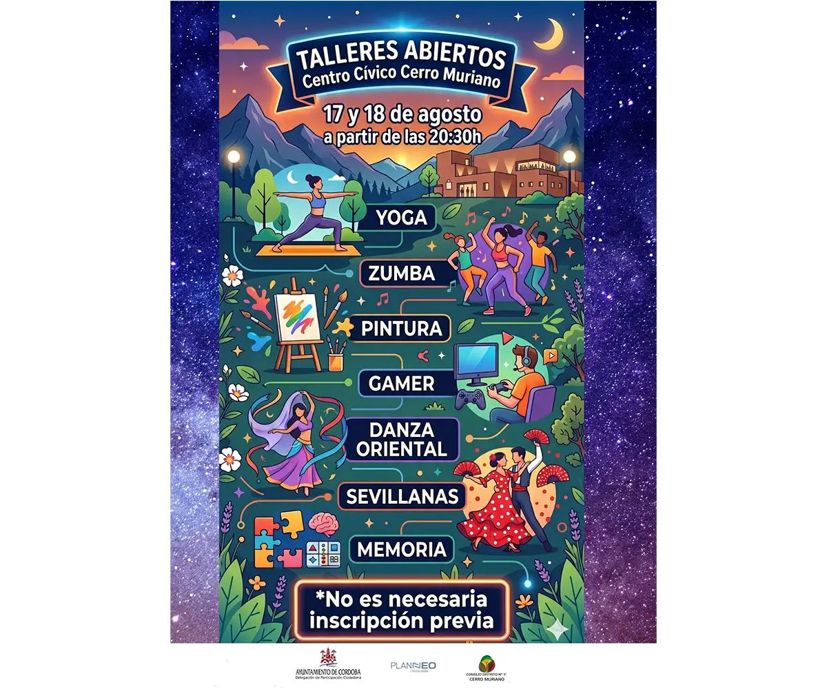TALLERES ABIERTOS EN CERRO MURIANO