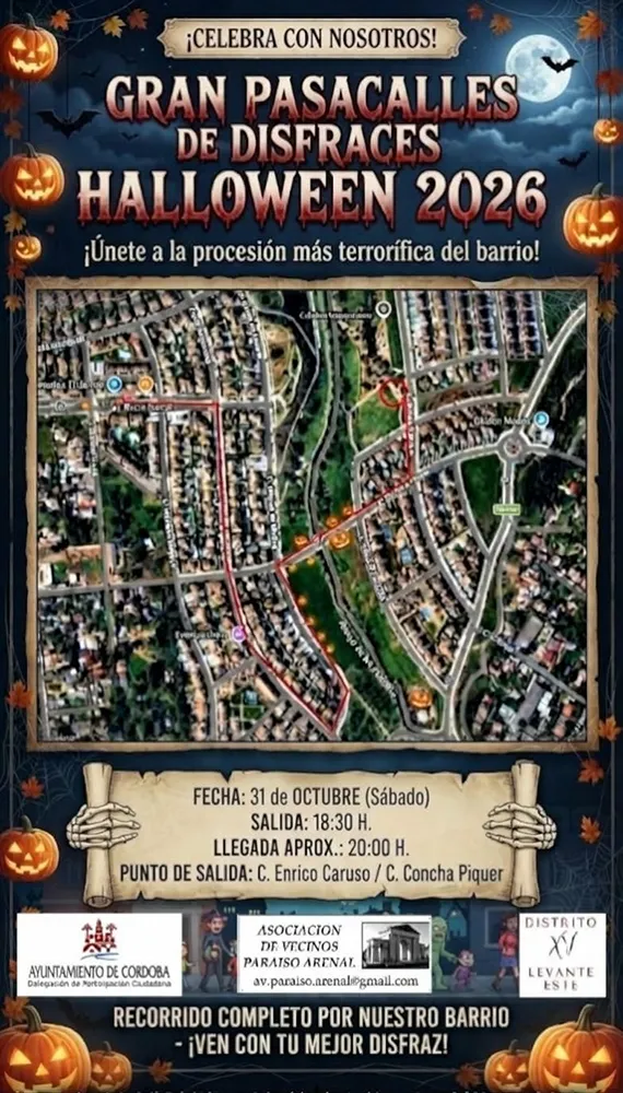Gran Pasacalles de Disfraces Halloween 2026 en Levante Este