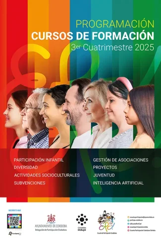 Cartel programación escuela participación ciudadana 3 CUATRIMESTRE 2025